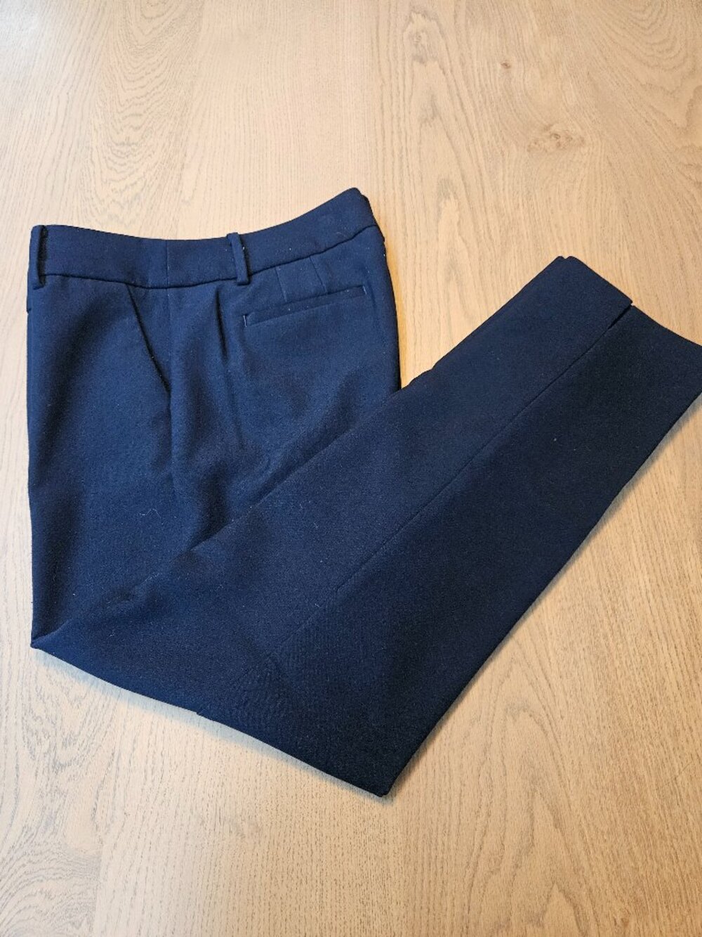 Talbots Hampshire Navy Ankle Trouser Pants Straight Leg Dress Pants Sz 6